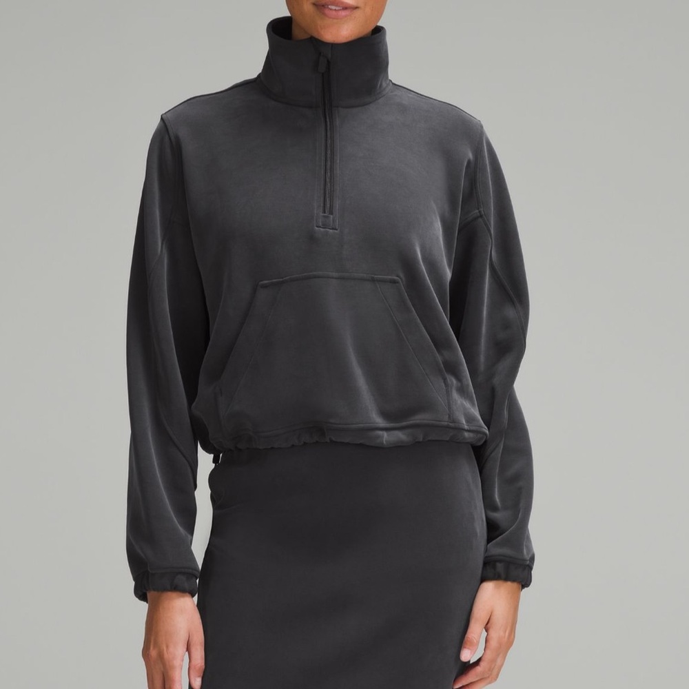 Lululemon Brushed Softstreme Half Zip Size 6